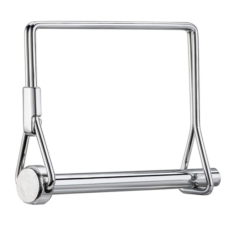 Truleego 10 Pack Trailer Coupler Pins 1/4" x 3-5/32", Zinc-Plated Steel Latch Hitch Pins for Trailer Tongue, Safety Towing Accessories, RV, Boat, Lawn Mower, Tractor – Replacement Pin Kit - Image 5